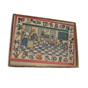 Vintage Pratt & Austin Schoolroom Boxed Notes 8 Cards 8 Envelopes NOS Sealed